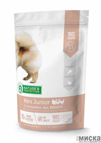 Nature's Protection Mini Junior корм для щенков мелких пород
