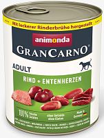 Animonda GranCarno с говядиной и сердцем утки для всех пород 800 г 1 шт