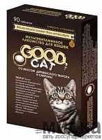 GOOD CAT Мультивитаминное лакомcтво для Кошек со вкусом "ТВОРОГА И СМЕТАНЫ"