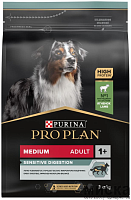 Сухой корм для собак средних пород с чувствительным пищеварением Pro Plan Sensitive Digestion с ягненком 3 кг
