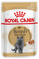 Влажный корм для британских короткошерстных кошек ROYAL CANIN BRITISH SHORTHAIR ADULT 85 гр