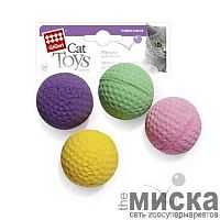 GiGwi Четыре мячика для кошки