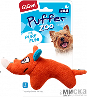 GiGwi Dog Toys. ГиГви игрушка для собак "Носорог с пищалкой"