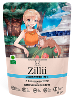 Фото ZILLII Sterilized/Light Cat Salmon лосось в соусе 85 г