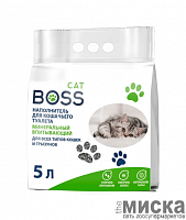Cat Boss, Минеральный наполнитель для кошек и грызунов, уп.5л (2,5кг) 