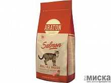Сухой корм для котов ARATON SALMON Adult All Breeds 15 кг