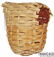 Гнездо для канарейки Trixie (Трикси), плетеный, бамбук, 15х12см