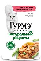 Гурмэ Натуральные рецепты Лосось-гриль с зеленой фасолью 75 г 0 отзывов Арт. 1140201574