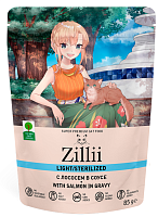 Фото ZILLII Sterilized/Light Cat Salmon лосось в соусе 85 г