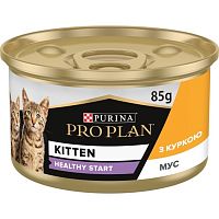 Purina Pro Plan Baby Kitten мусс с курицей 85 г