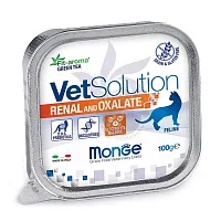 Monge VetSolution Renal and Oxalate влажный корм для кошек при мочекаменной болезни