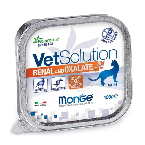 Monge VetSolution Renal and Oxalate влажный корм для кошек при мочекаменной болезни