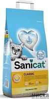Наполнитель для кошачьего туалета SANICAT CLASSIC 20L без запаха