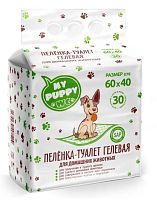 My Puppy пеленка одноразовая гелевая 60х40 см 30 шт
