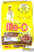 ME-O Корм для взрослых кошек со вкусом говядины и овощей, 7 кг