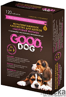 Мультивитаминное лакомство для щенков Good Dog "Здоровый малыш" 120 таблеток