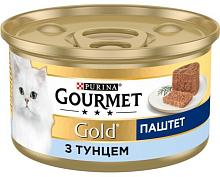 Паштет для кошек Gourmet Gold с тунцом 85 гр