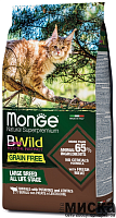 Сухой корм для кошек крупных пород BWild Cat Grain Free с мясом буйвола 1.5 кг