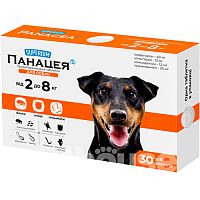 SUPERIUM Панацея противопаразитарная таблетка для собак, 2-8 кг