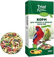 Корм для мелких и средних попугаев Тriol Standard с фруктами 500 г
