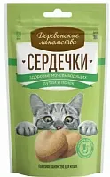 Деревенские лакомства сердечки для кошек для здоровья мочевыводящих путей и почек