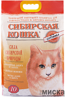 Наполнитель бентонитовый Сибирская Кошка «ОПТИМА» 10 л