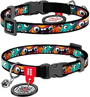 WAUDOG Nylon c QR,  Зубастые монстры, пласт фастекс, XS