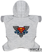 Комбинезон для собак WAUDOG Clothes, рисунок "Супермен, правда, справедливость", софтшелл, размер М35