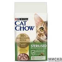 Сухой корм для кошек Purina Cat Chow для стерилизованных кошек и кастрированных котов, домашняя птица 15 кг