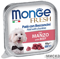 Паштет для собак Monge Fresh Dog с телятиной 100 гр