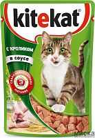 Корм для кошек Kitekat с Кроликом в соусе, пауч (85 г)