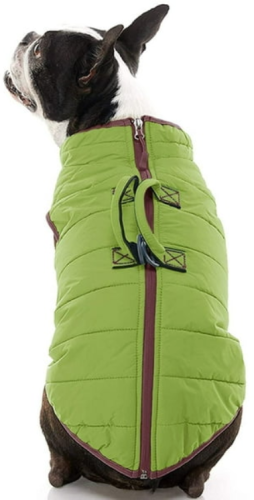 Жилет-куртка для собак Nunbell размер 42 см, салатовый фото 3