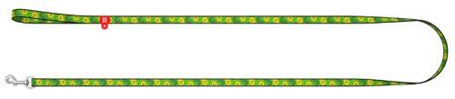 Поводок для собак нейлоновый WAUDOG Nylon, рисунок "Авокадо", ширина 10 мм, длина 122 см фото 2