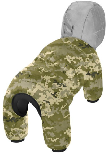 Комбинезон для собак WAUDOG Clothes, рисунок "Милитари", размер XS30 фото 3