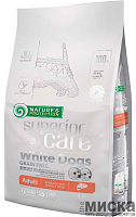 Сухой корм для собак с белой шерстью Nature's Protection Superior Care Adult Small and Mini Breeds с лососем 1.5 кг