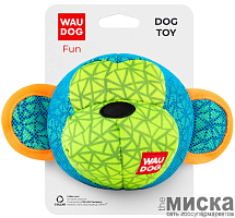 Игрушка для собак Waudog Fun "Обезьяна" голубая