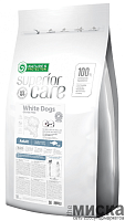 Сухой корм для собак с белой шерстью Nature's Protection Superior Care White Dogs Grain Free Adult Small and Mini Breeds с белой рыбой 10 кг