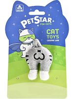 PET STAR - Попка кота, плюшевая с кошачьей мятой (5х8см)
