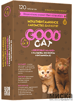 Мультивитаминное лакомство для котят Good Cat "Здоровый малыш" 120 таблеток