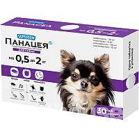 SUPERIUM Панацея противопаразитарная таблетка для собак, 0,5-2 кг