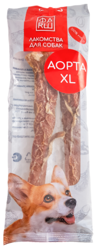Лакомства для собак ФАRШ "Аорта XL" 2 шт. 40 гр