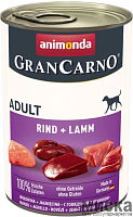 Консервы для взрослых собак "GranCarno Original Adult" с говядиной и ягненком, 400 г
