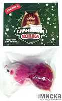 Сибирская кошка набор  "Мышь+Мяч с погремушкой D= 40 мм" (Цвет в асортименте).