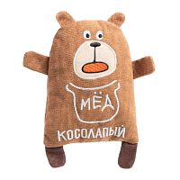 Triol Игрушка для собак мягкая Мишка-косолапый, 15*18см