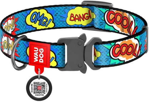 WAUDOG Nylon ВАУ с QR, металлический фастекс