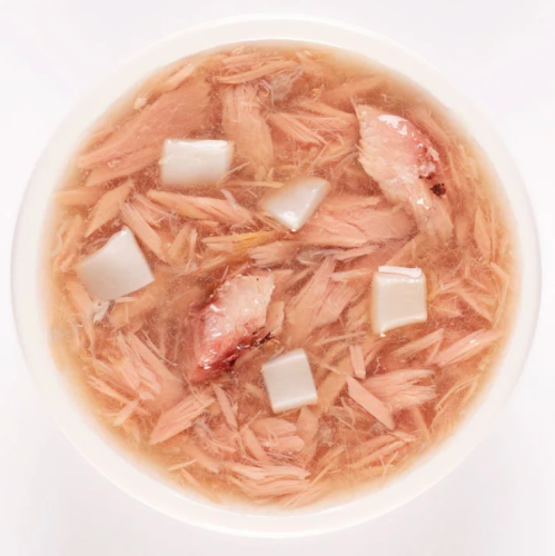 Влажный корм для кошек Деревенские лакомства "Суп из тунца с кальмаром и макрелью", 35 гр фото 2