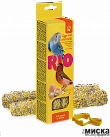 RIO Палочки для всех видов птиц с яйцом и ракушечником,коробка, 2х40г