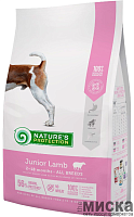 Сухой корм для щенков Nature's Protection Junior Lamb All Breeds с ягнёнком 2 кг