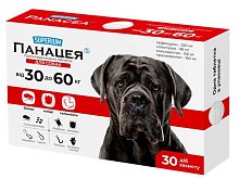 Superium Панацея Таблетки от блох клещей и глистов для собак весом от 30 до 60 кг
