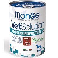 Monge Vetsolution HYPO монобелковая гипоалергенная диета для собак ягненок ,400гр